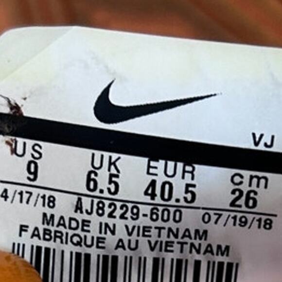 Nike - Zoom Fly SP - Running Shoes - Red/Gray - Women's - 9 - AJ8229-600 - Picture 9 of 9